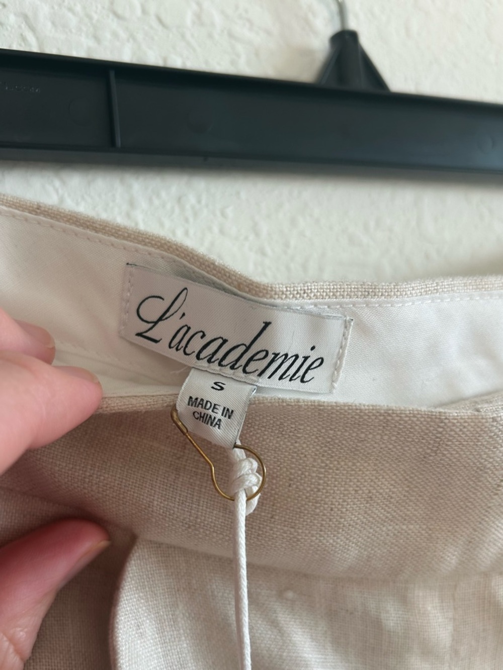 NWT L’Academie Orsina Maxi Skirt in Natural - Picture 5 of 6